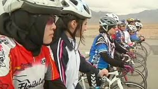 Mujeres Ciclistas Afganas